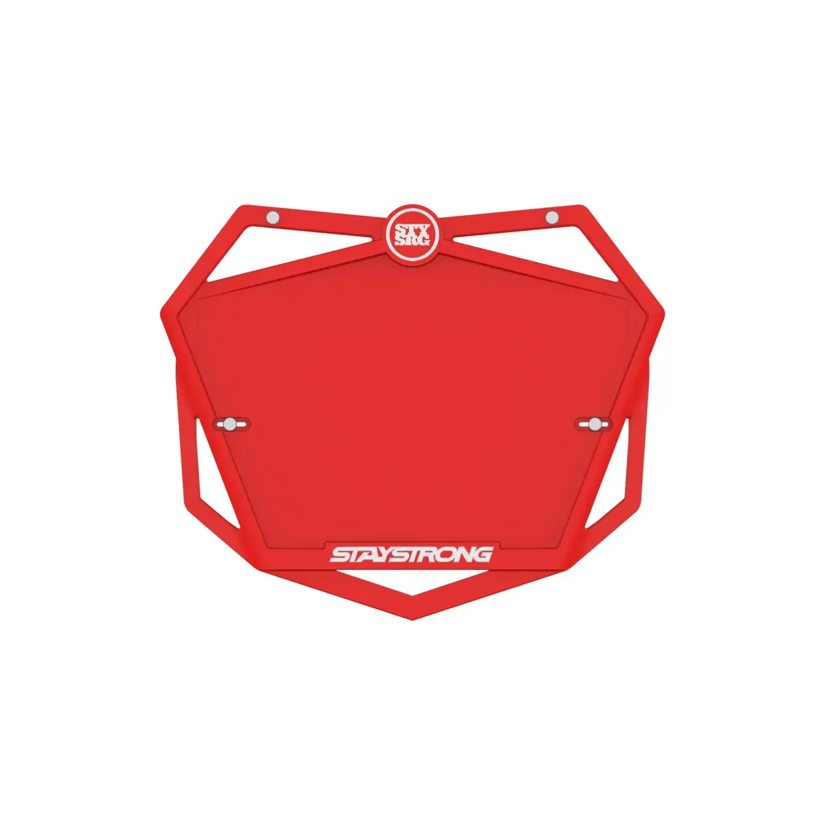 Stay Strong Plate Red Pro